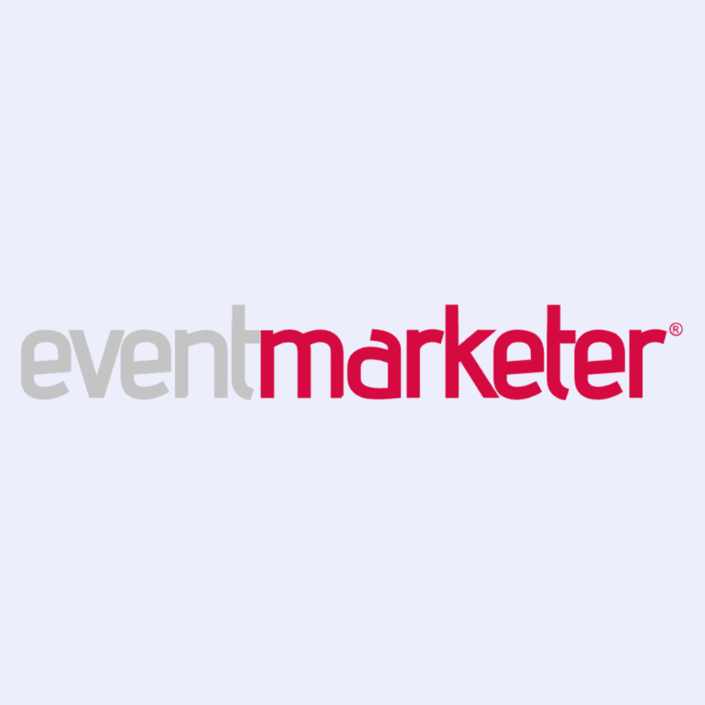Logo of Event Marketer, featuring the word 'event' in grey and 'marketer' in red.